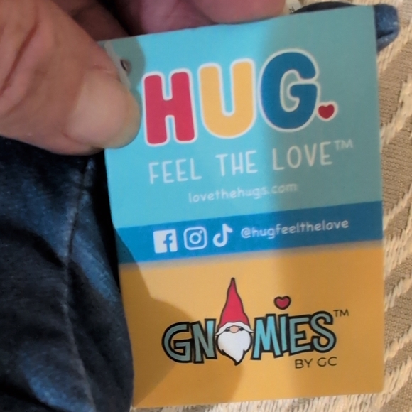 Shark Gnome Stuffed Toy - Blue and Gray - Picture 2 of 7